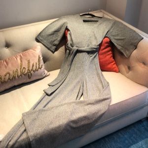 Zara Grey Palazzo Romper